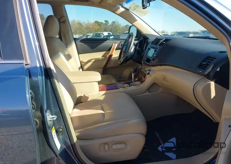 2013 Toyota Highlander Limited V6 from USA, damaged, VIN 5TDYK3EH0DS129629